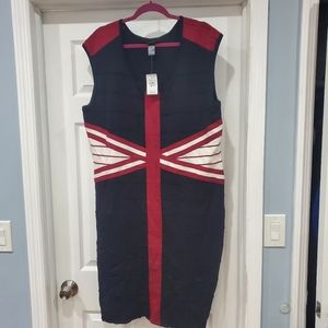 Ashley Stewart Short Sleeve Knit Dress